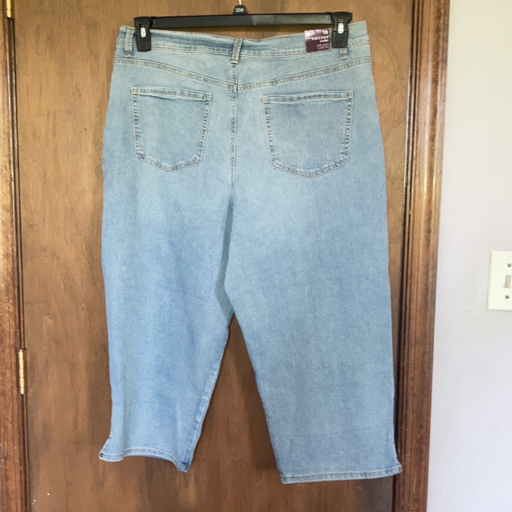Gloria Vanderbilt Amanda Capri jean classic rise size 18 - Picture 7 of 17